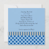 Eiffelturm Französischer Brautdusche Einladung (Rückseite)