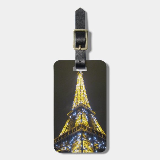 Eiffelturm Gepäckanhänger (Vorderseite vertikal)