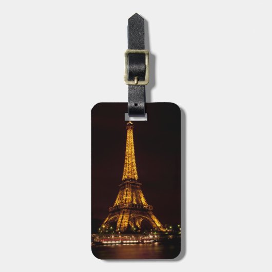 Eiffelturm-Gepäckanhänger Gepäckanhänger (Vorderseite vertikal)