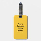 Eiffelturm-Gepäckanhänger Gepäckanhänger (Rückseite vertikal)