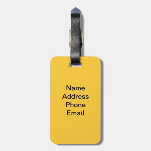 Eiffelturm-Gepäckanhänger Gepäckanhänger (Rückseite vertikal)