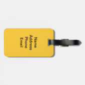 Eiffelturm-Gepäckanhänger Gepäckanhänger (Rückseite horizontal)