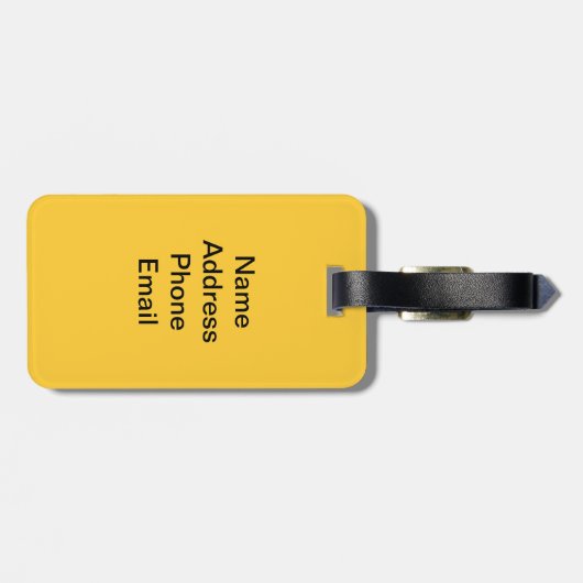 Eiffelturm-Gepäckanhänger Gepäckanhänger (Rückseite horizontal)