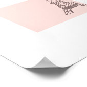 Eiffelturm Gerahmte Kunstdrucke Poster (Ecke)