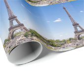 eiffelturm geschenkpapier (Rolleneckpunkt)
