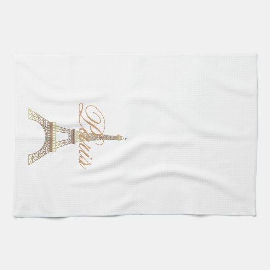 Eiffelturm-Geschirrtuch Küchentuch (Horizontal)