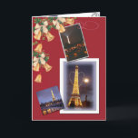 Eiffelturm, glänzende Weihnachten<br><div class="desc">Joyeux Weihnachten,  von Paris mit Liebe,  Weihnachtsgrüsse mit zwielichtigen Eiffelturm & Paris Skizzen,  zeigen,  dass Sie sich sorgen genug,  um bezaubernde Grüße,  exquisite Kunstwerke in & out,  originales digitales Foto & Illustration durch Juchtchengart zu senden</div>