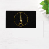 Eiffelturm Gold Glitzer Glitzern Business Card (Schreibtisch)