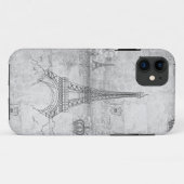 Eiffelturm grauer iPhone 5 Kasten Case-Mate iPhone Hülle (Rückseite (Horizontal))