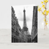 Eiffelturm-Gruß-Karte Karte (Gelbe Blume)