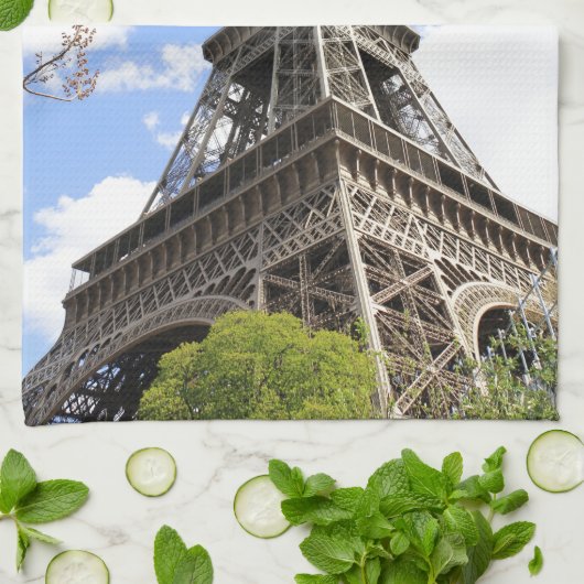Eiffelturm Handtuch (Gefaltet)