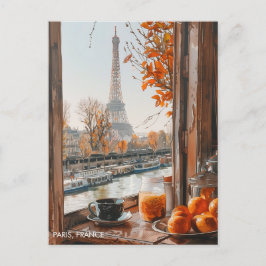 Eiffelturm Herbst Paris Postkarte