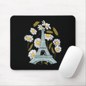 Eiffelturm Herbstliche Blume Paris fällt so in Fra Mousepad (Mit Mouse)