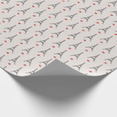 Eiffelturm & Herz Geschenkpapier (Ecke)