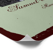 Eiffelturm Hochzeit Gerahmte FotoCollage Poster (Ecke)