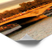 Eiffelturm im Herbst | Paris, Frankreich Poster (Ecke)