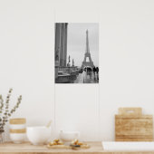 Eiffelturm im Schnee Poster (Küche)
