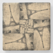 Eiffelturm im Vintage-Design