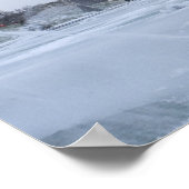 Eiffelturm im Winter Poster (Ecke)