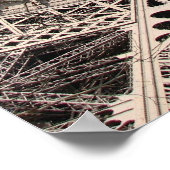 Eiffelturm im Winter Poster (Ecke)
