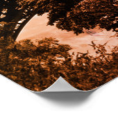 Eiffelturm in der Liebe Paris Herbstfarben Poster (Ecke)