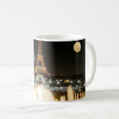 Eiffelturm in der Nacht Kaffeetasse (VorderseiteRechts)