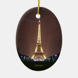 Eiffelturm in der Nacht Keramikornament