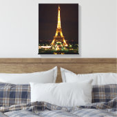 Eiffelturm in der Nacht Leinwanddruck (Insitu (Schlafzimmer))