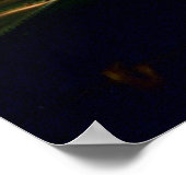 Eiffelturm in Farbe Poster (Ecke)