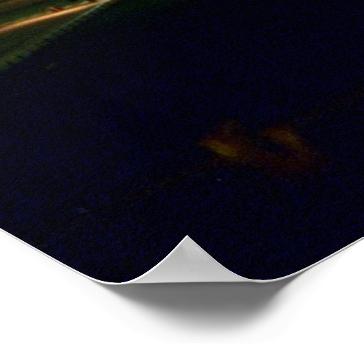 Eiffelturm in Farbe Poster (Ecke)