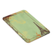 Eiffelturm in Grün Magnet (Rechte Seite)