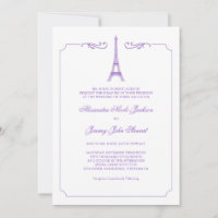 Eiffelturm in Lavender Elegant Highlights