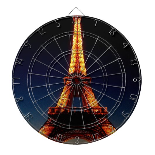 Eiffelturm in Paris Dartscheibe (vorne)