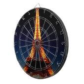 Eiffelturm in Paris Dartscheibe (Vorderseite rechts)