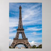 Eiffelturm in Paris, die Stadt der Liebe