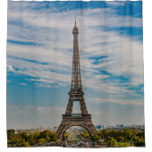 Eiffelturm in Paris Duschvorhang (Vorderseite)