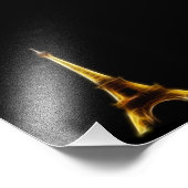 Eiffelturm in Paris Fotodruck (Ecke)