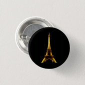 Eiffelturm in Paris Frankreich Button (Vorne & Hinten)