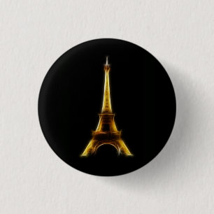 Eiffelturm in Paris Frankreich Button