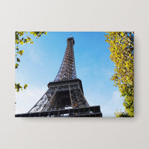 Eiffelturm in Paris, Frankreich Button