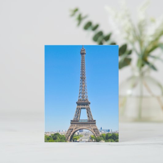 Eiffelturm in Paris, Frankreich Postkarte (Stehend Vorderseite)