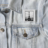 Eiffelturm in Paris gestreift vintage Button (Beispiel)