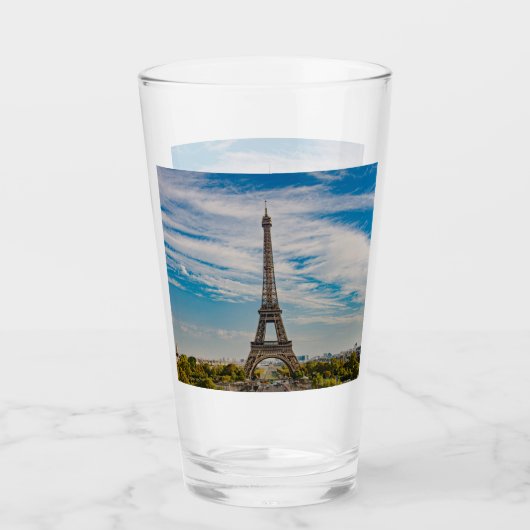 Eiffelturm in Paris Glas (Vorderseite)