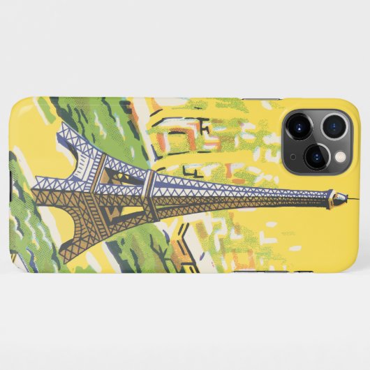 Eiffelturm in Paris iPhone Hülle (Rückseite (Horizontal))