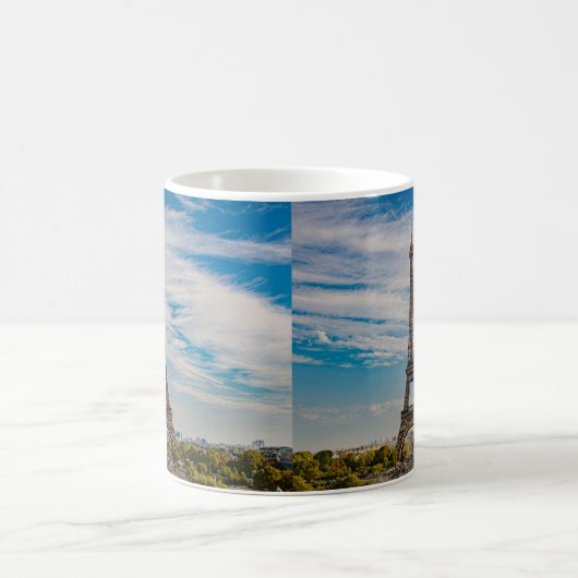 Eiffelturm in Paris Kaffeetasse (Mittel)