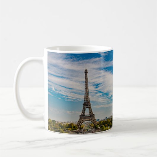 Eiffelturm in Paris Kaffeetasse (Links)