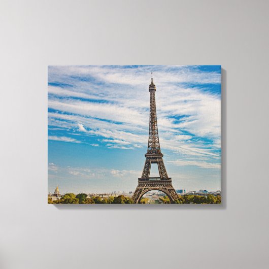 Eiffelturm in Paris Leinwanddruck (Vorderseite)