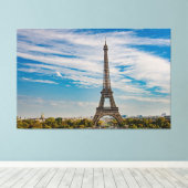 Eiffelturm in Paris Leinwanddruck (Insitu (Holzboden))