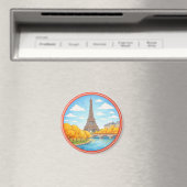 Eiffelturm in Paris Magnet (In Situ (Geschirrspüler))