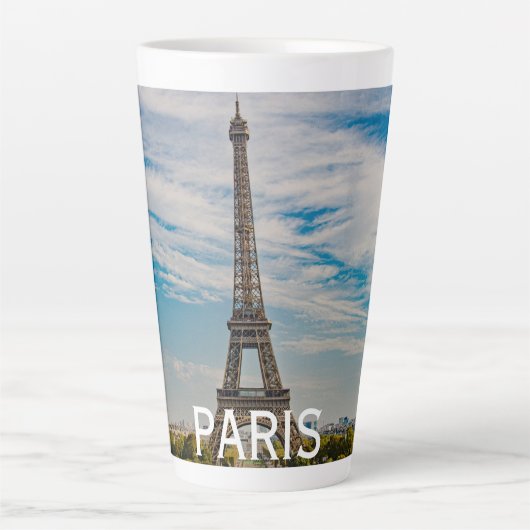 Eiffelturm in Paris Milchtasse (Vorderseite)